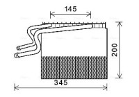 Evaporator, air conditioning