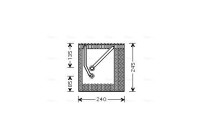 Evaporator, air conditioning