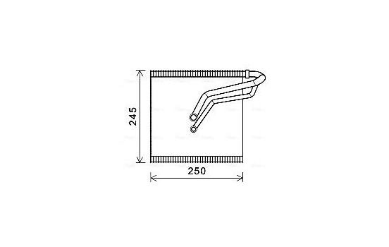 Evaporator, air conditioning
