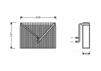 Evaporator, air conditioning