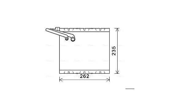 Evaporator, air conditioning