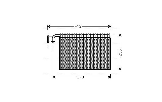 Evaporator, air conditioning