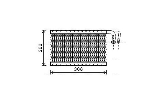 Evaporator, air conditioning