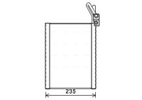 Evaporator, air conditioning