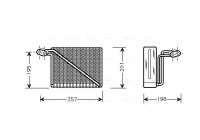 Evaporator, air conditioning