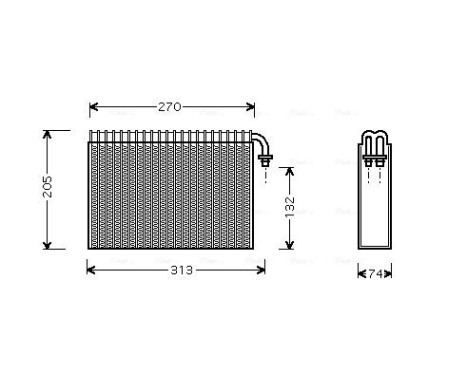 Evaporator, air conditioning, Image 2