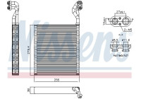 Evaporator, air conditioning