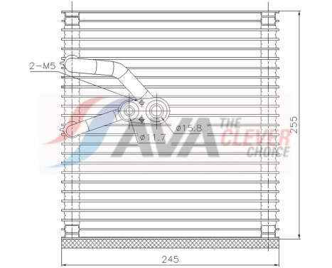 Evaporator, air conditioning