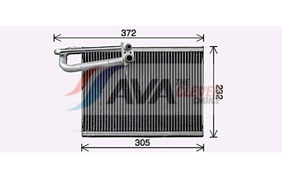 Evaporator, air conditioning, Image 2