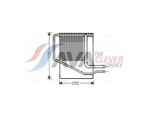 Evaporator, air conditioning