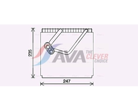 Evaporator, air conditioning
