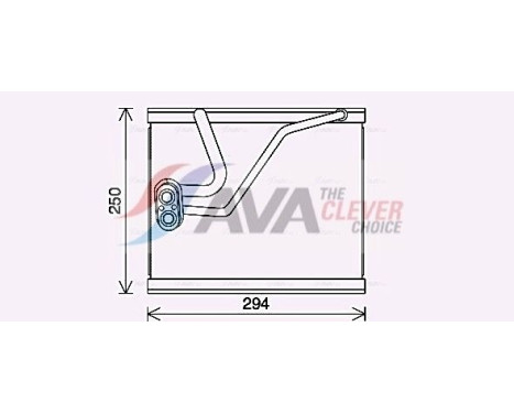 Evaporator, air conditioning