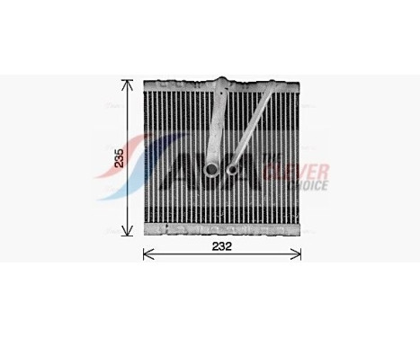 Evaporator, air conditioning