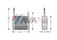 Evaporator, air conditioning