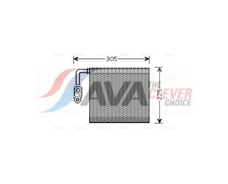 Evaporator, air conditioning