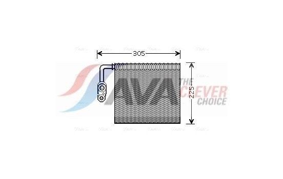 Evaporator, air conditioning
