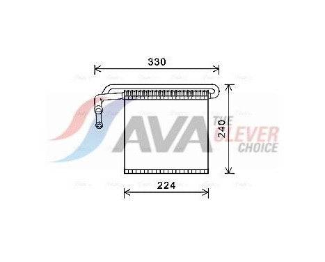 Evaporator, air conditioning