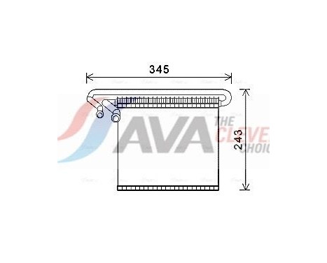 Evaporator, air conditioning