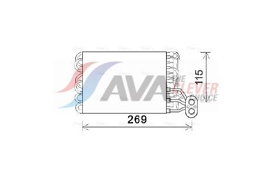 Evaporator, air conditioning
