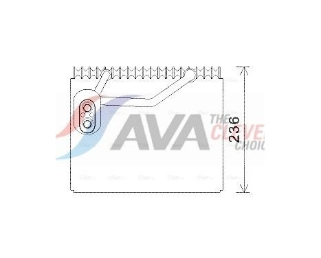 Evaporator, air conditioning