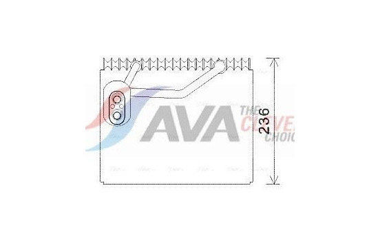 Evaporator, air conditioning