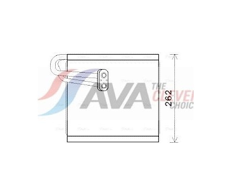 Evaporator, air conditioning