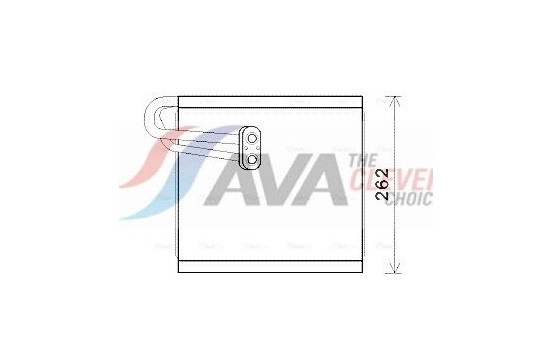 Evaporator, air conditioning