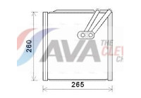 Evaporator, air conditioning