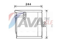 Evaporator, air conditioning