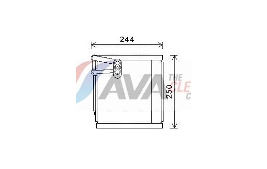 Evaporator, air conditioning