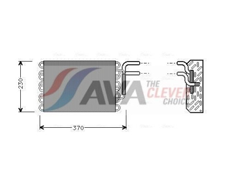 Evaporator, air conditioning