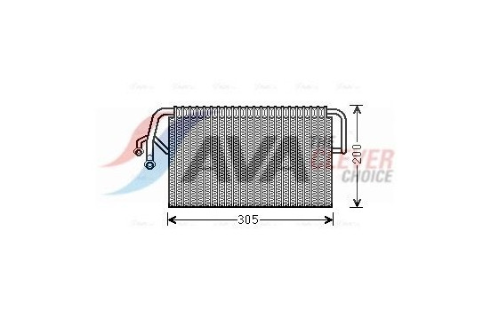Evaporator, air conditioning