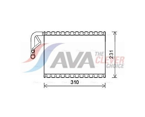Evaporator, air conditioning