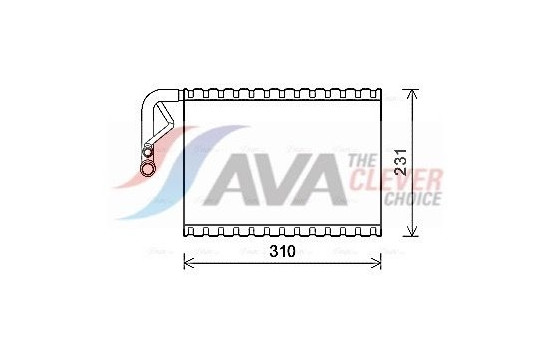 Evaporator, air conditioning