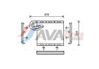 Evaporator, air conditioning
