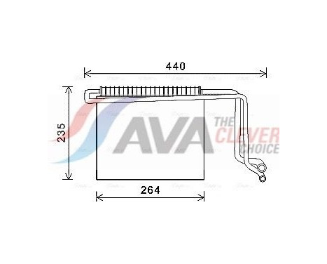 Evaporator, air conditioning