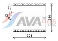 Evaporator, air conditioning