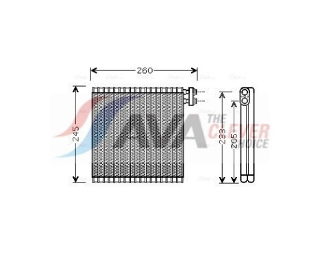 Evaporator, air conditioning