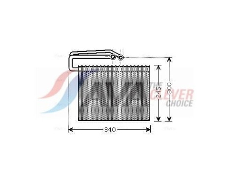Evaporator, air conditioning