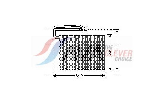 Evaporator, air conditioning