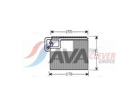 Evaporator, air conditioning