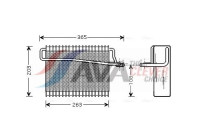 Evaporator, air conditioning