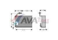Evaporator, air conditioning