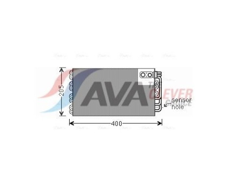 Evaporator, air conditioning