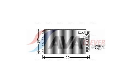 Evaporator, air conditioning
