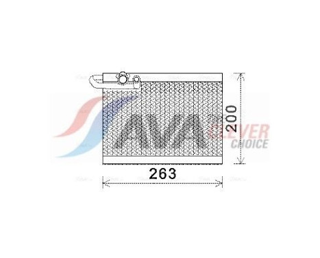 Evaporator, air conditioning