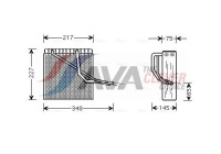 Evaporator, air conditioning