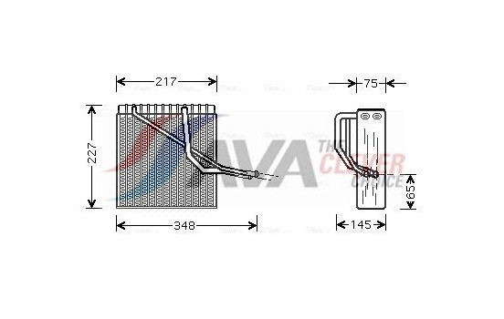 Evaporator, air conditioning