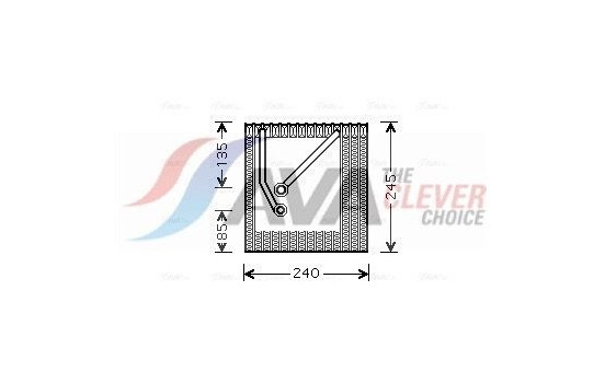 Evaporator, air conditioning