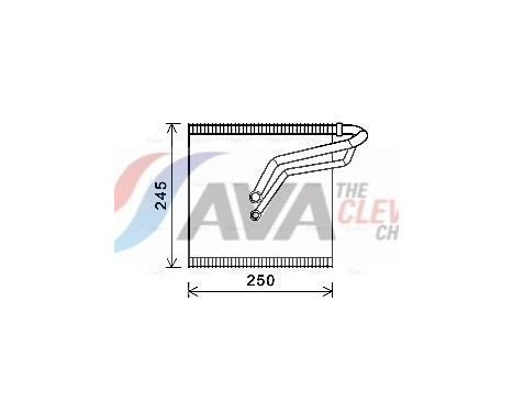 Evaporator, air conditioning